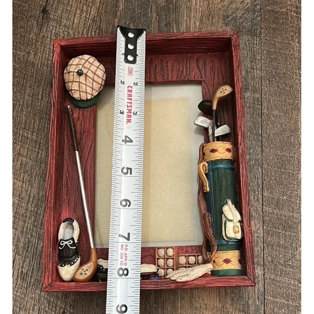 Highland Ridge‎ RUSS 3-D Golf  4 x 6 Photo Picture Shadowbox Frame